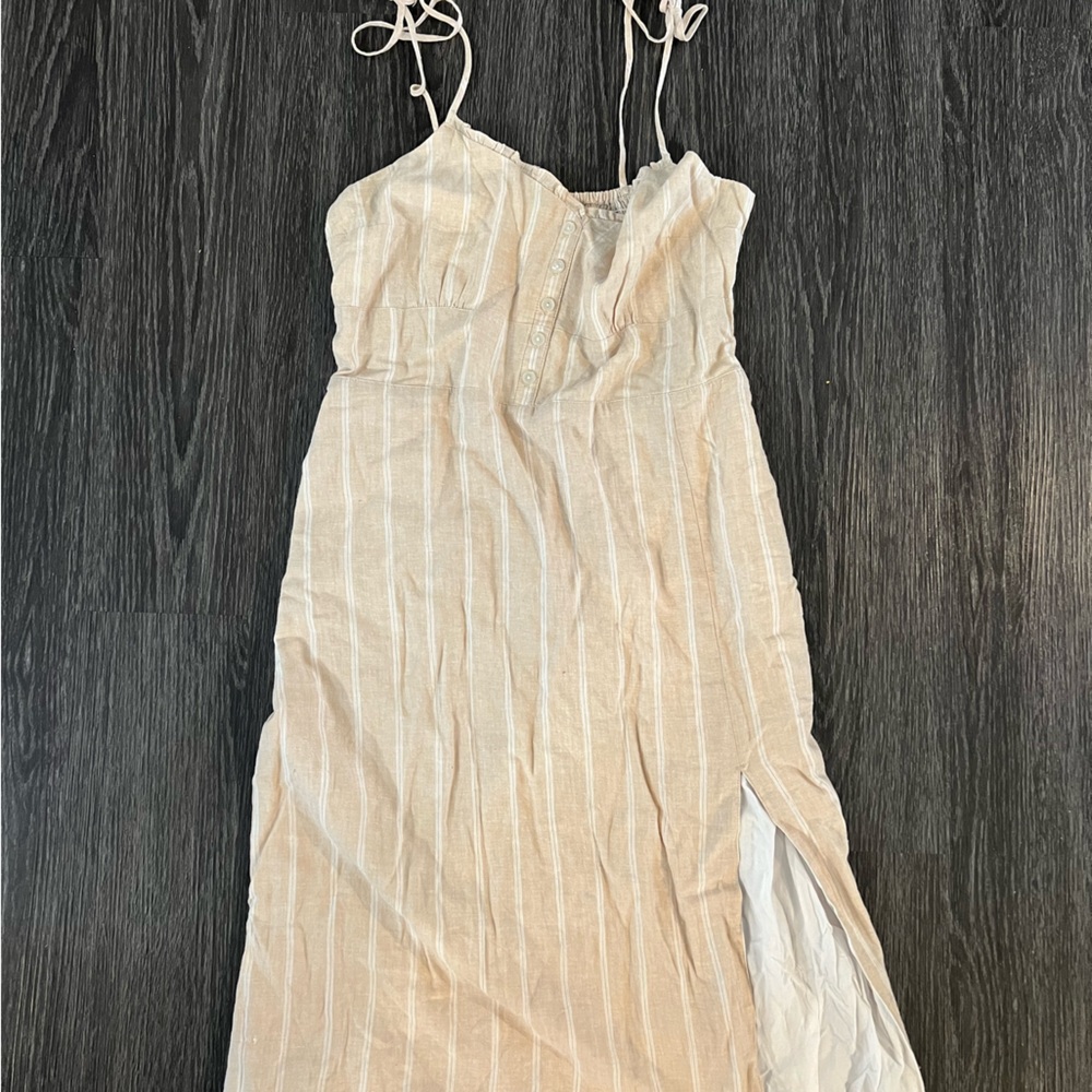 Abercrombie Summer Dress- tan/ large
